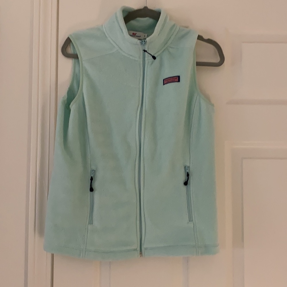 Vineyard Vines Mint Fleece vest - Picture 3 of 3